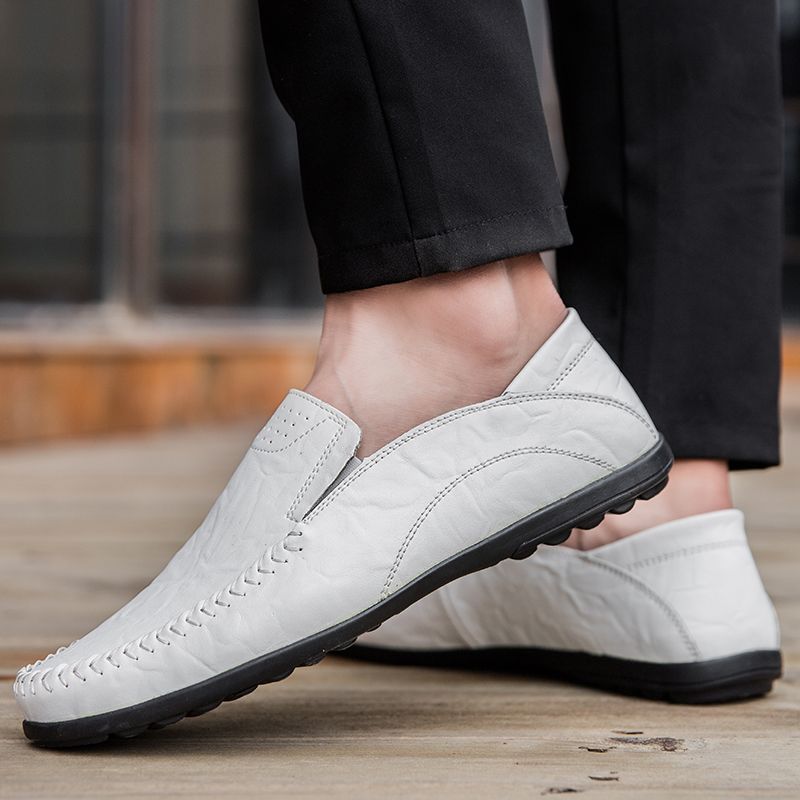 Joaquin Miesten Loafers-mekkokengät - Valkoinen