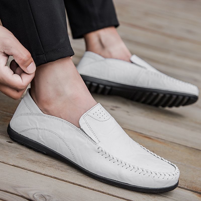Joaquin Miesten Loafers-mekkokengät - Valkoinen