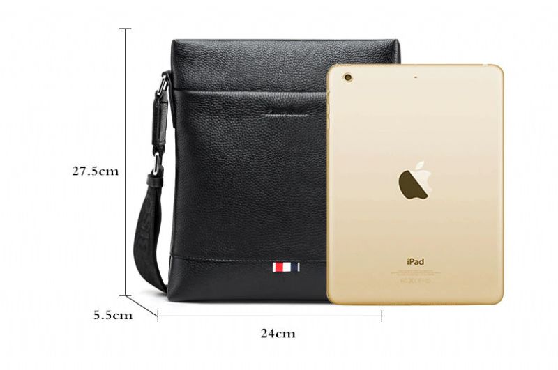 Jonathan Miesten Crossbody - Musta