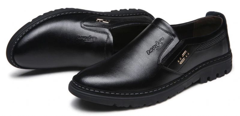 Juanvir Miesten Loafers -mekkokengät - Musta
