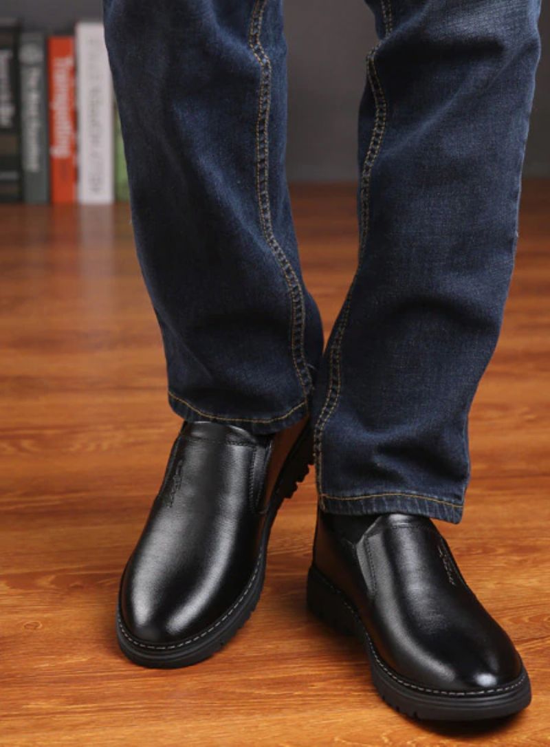 Juanvir Miesten Loafers -mekkokengät - Musta