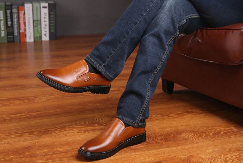 Juanvir Miesten Loafers -mekkokengät - Musta
