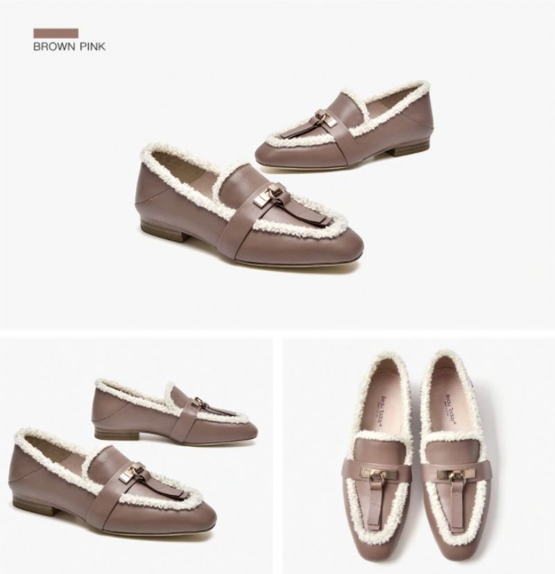 Julie Loafers - Ruskea Pinkki