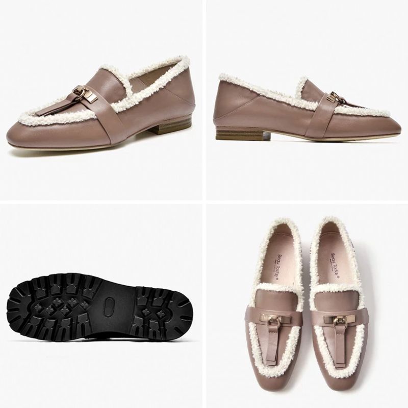 Julie Loafers - Ruskea Pinkki