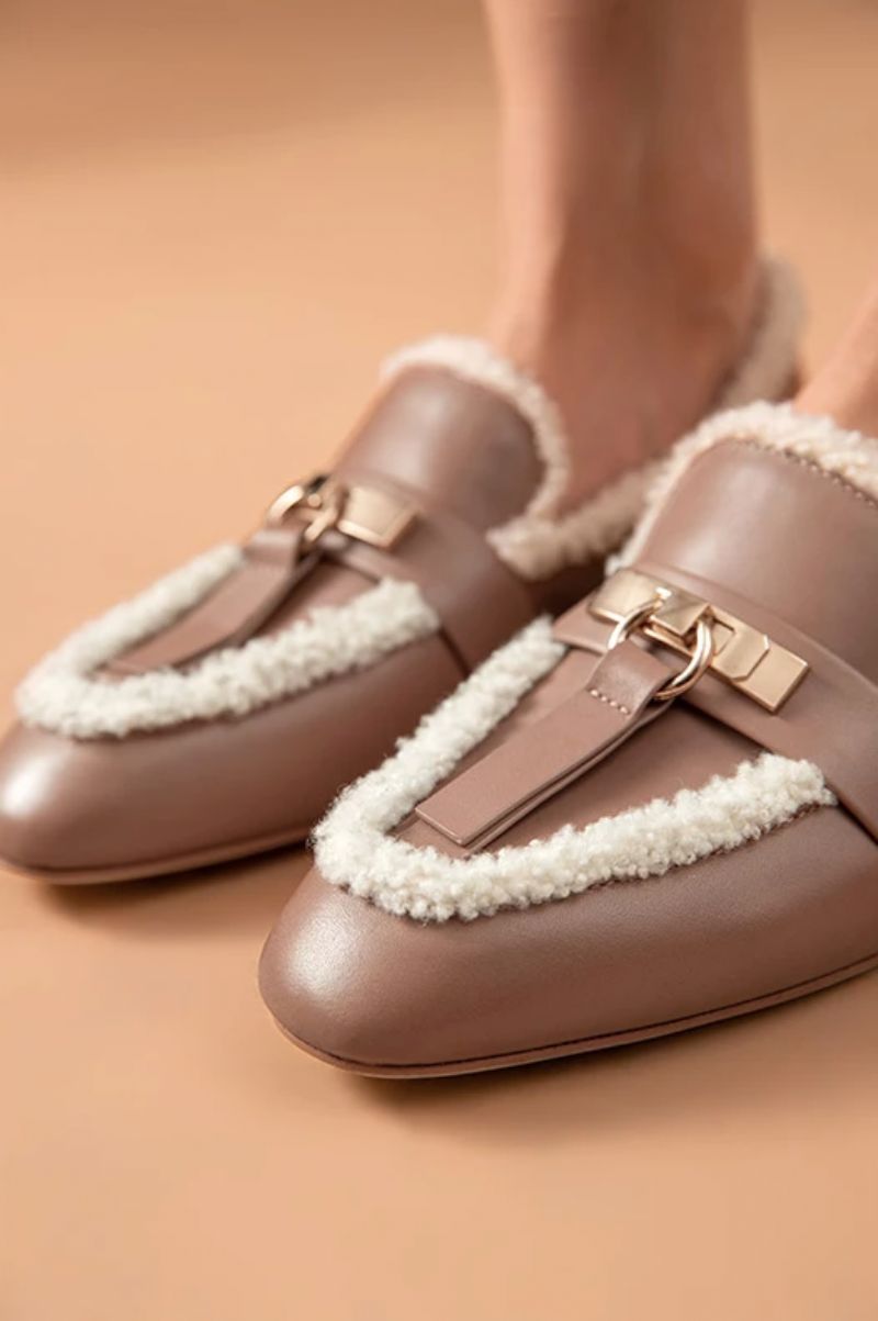 Julie Loafers - Ruskea Pinkki
