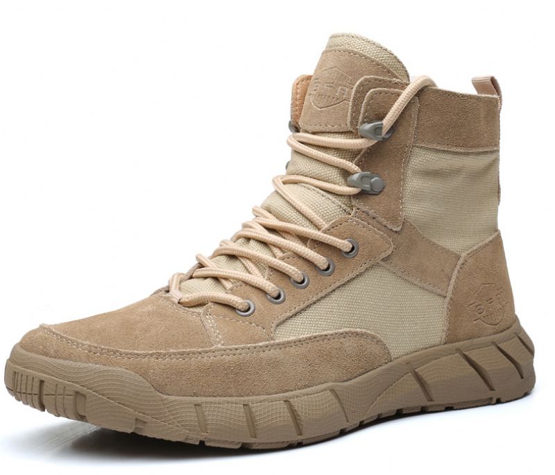 Kampuksen Miesten Taistelusaappaat - Beige