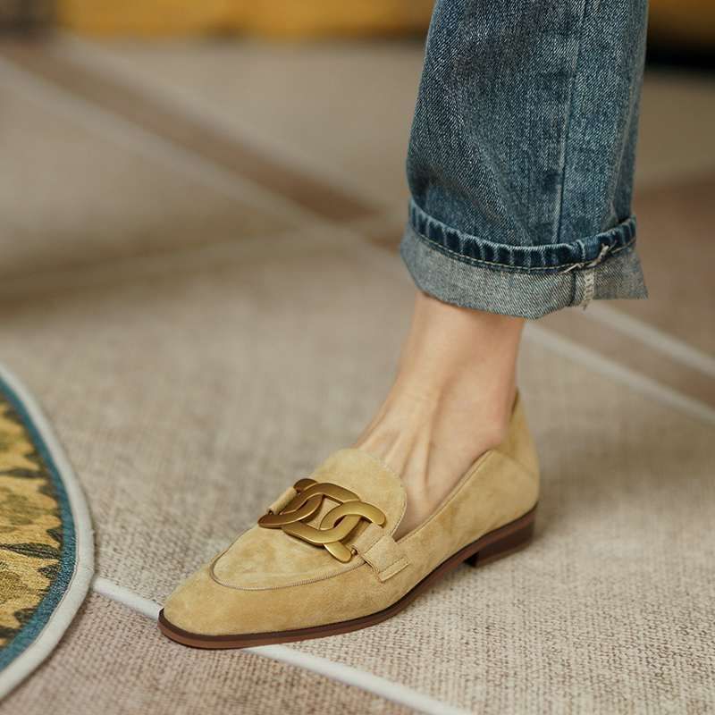 Karoxy Naisten Nahkainen Loafer - Kameli