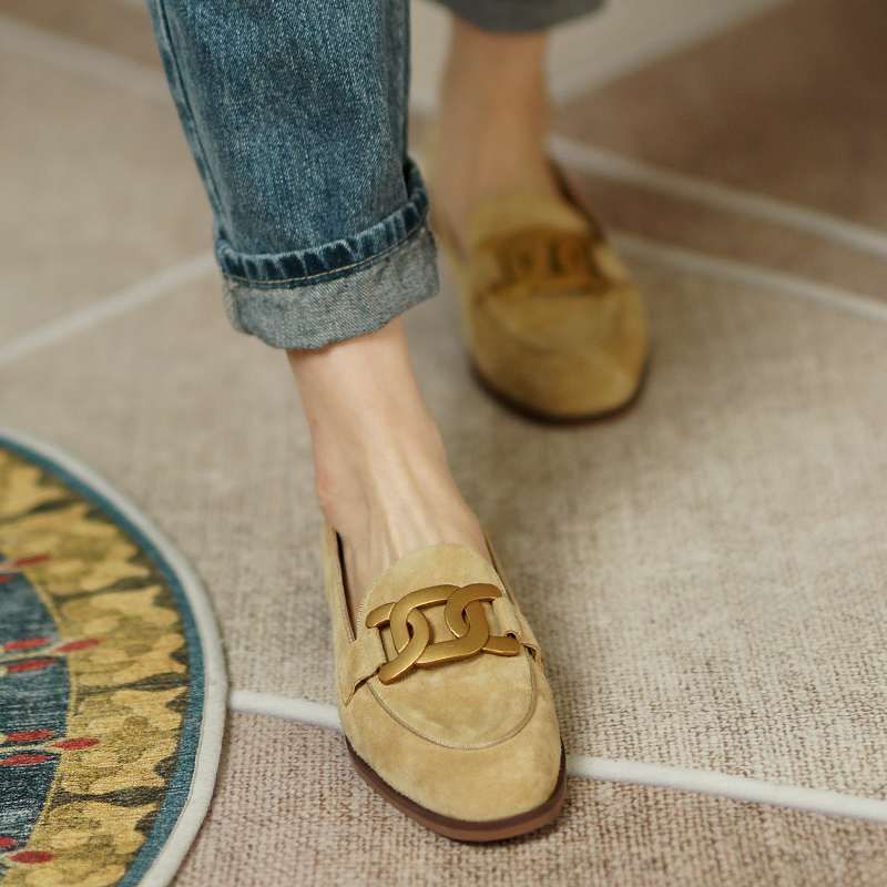 Karoxy Naisten Nahkainen Loafer - Kameli