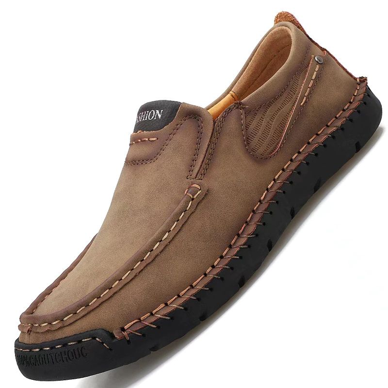 Karson Miesten Loafer Vapaa-ajan Kengät - Khaki