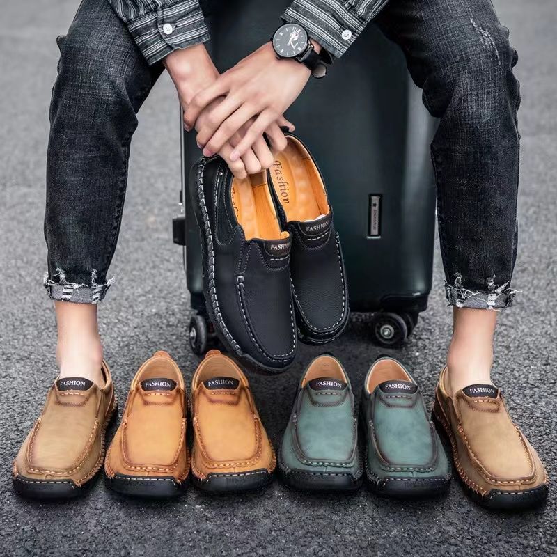 Karson Miesten Loafer Vapaa-ajan Kengät - Khaki