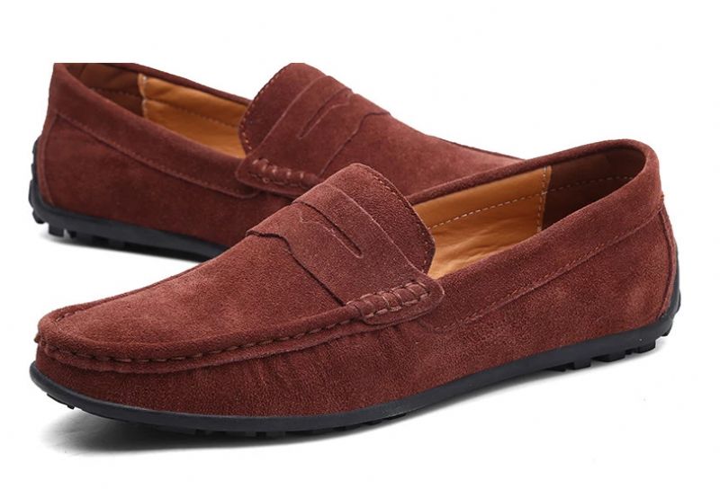 Kashi Miesten Loafer Vapaa-ajan Kengät - Burgundy