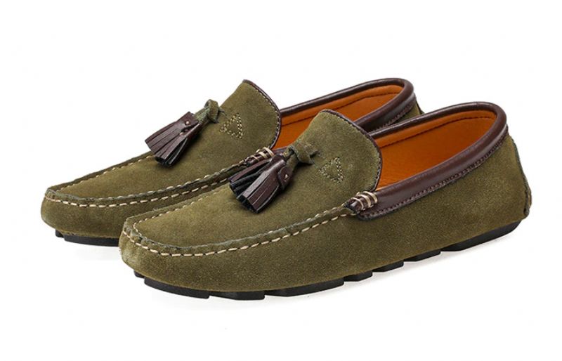Kendry Miesten Loafers -muotikengät - Vihreä