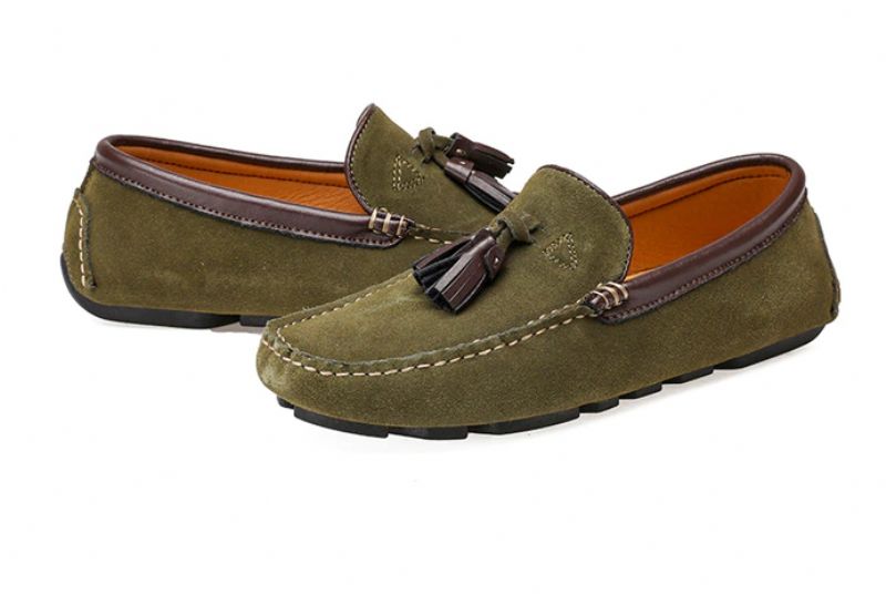 Kendry Miesten Loafers -muotikengät - Vihreä