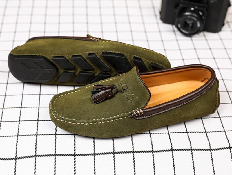 Kendry Miesten Loafers -muotikengät - Vihreä