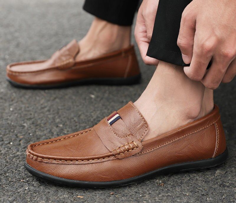 Kenneth Miesten Loafers -kengät - Ruskea