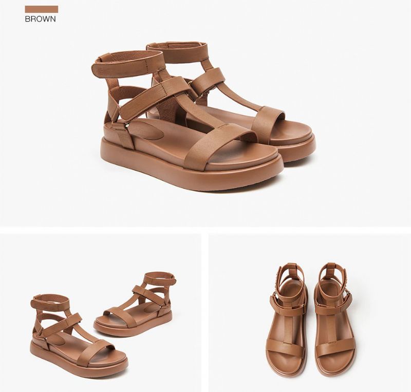 Kiara Naisten Korkealaatuiset Sandaalit - Beige