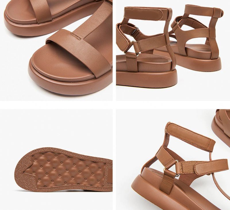 Kiara Naisten Korkealaatuiset Sandaalit - Beige