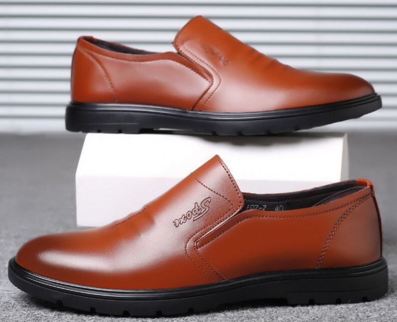 Kings Miesten Loafers -mekkokengät - Ruskea