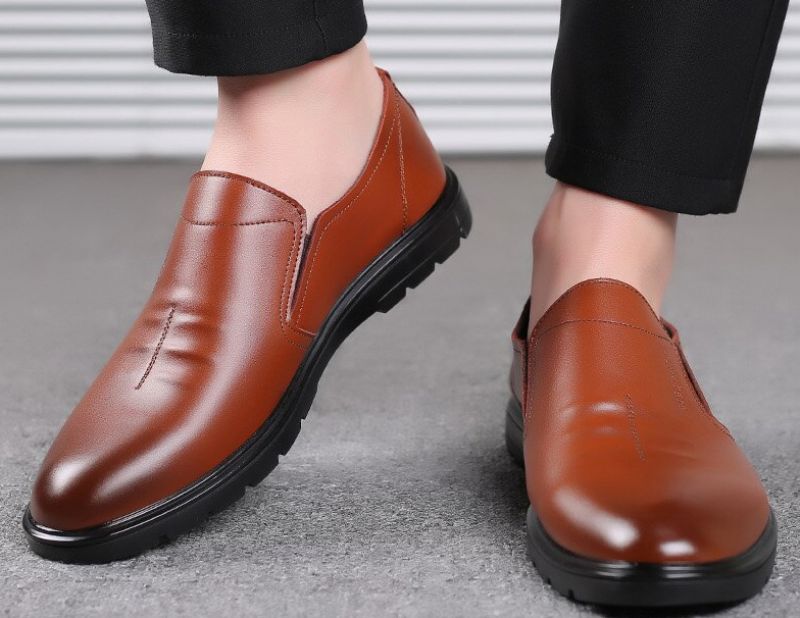 Kings Miesten Loafers -mekkokengät - Ruskea