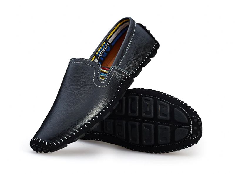 Konan Miesten Loafers Vapaa-ajan Kengät - Musta