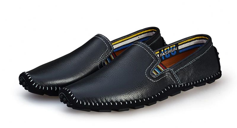 Konan Miesten Loafers Vapaa-ajan Kengät - Musta