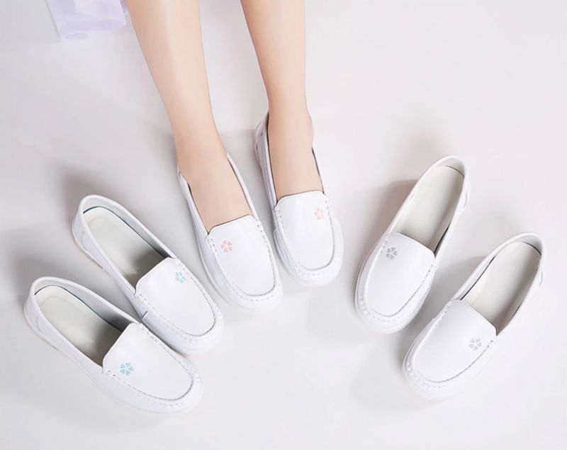 Lacy Naisten Laadukkaat Slip-on Litteät Loafer-kengät - Harmaa