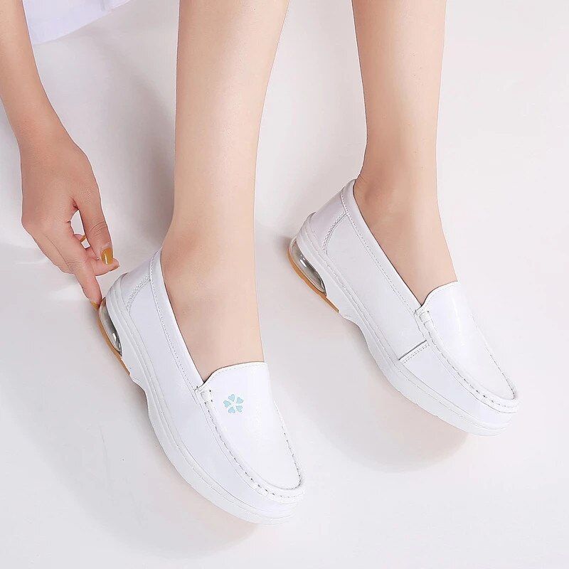 Lacy Naisten Laadukkaat Slip-on Litteät Loafer-kengät - Harmaa