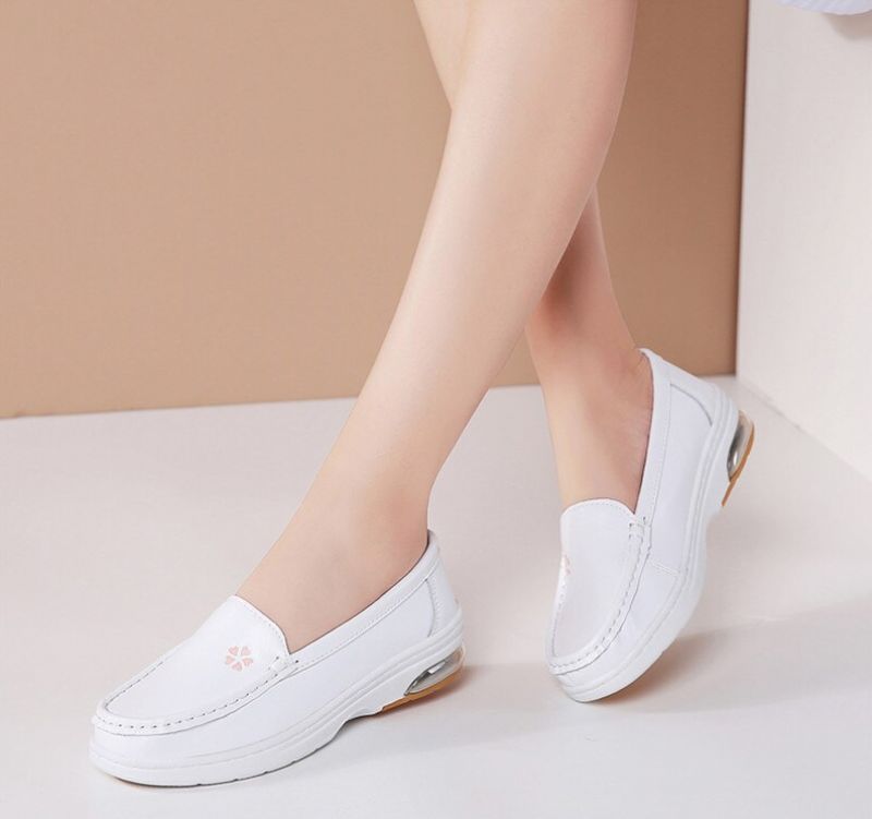 Lacy Naisten Laadukkaat Slip-on Litteät Loafer-kengät - Harmaa