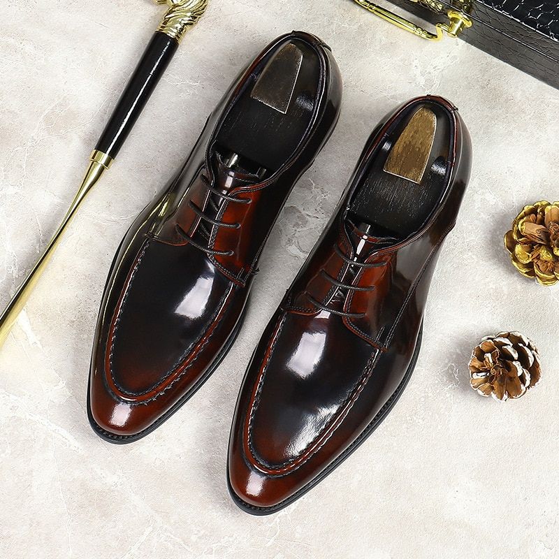 Lainat Miesten Loafer-ylelliset Kengät - Burgundy