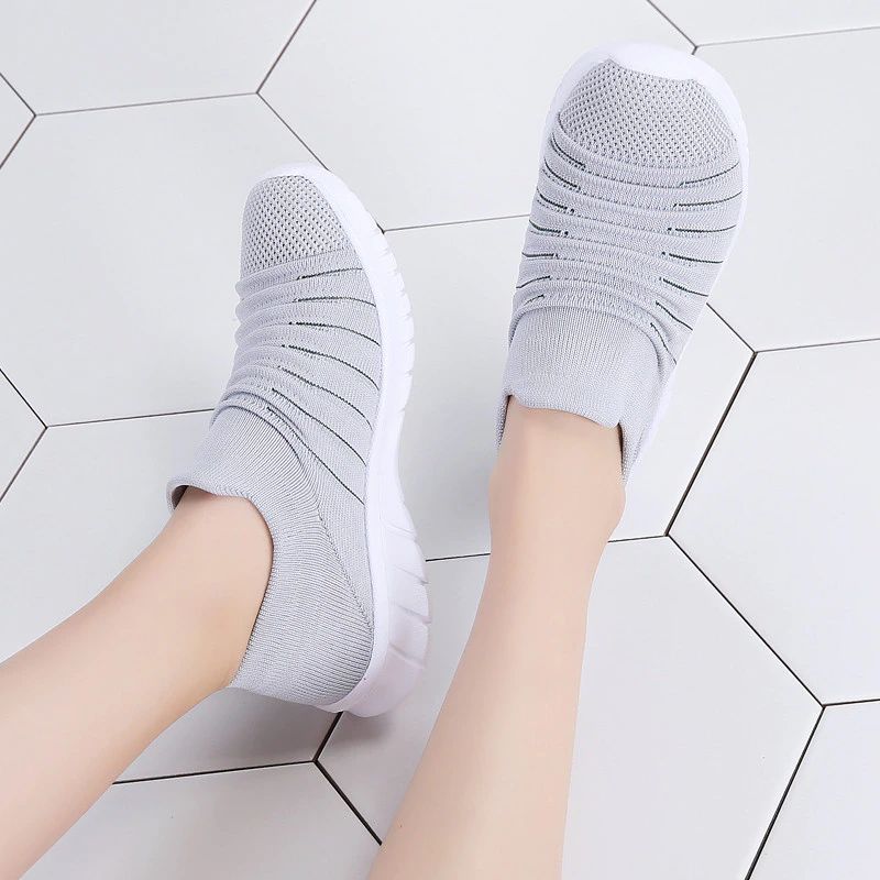 Lanet Naisten Hengittävät Mukavat Slip-on Loafers Mustat Kengät - Musta