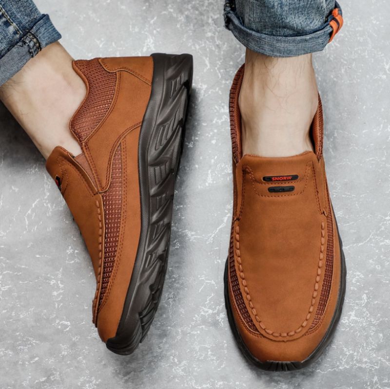 Lazaro Miesten Loafer-kengät - Ruskea