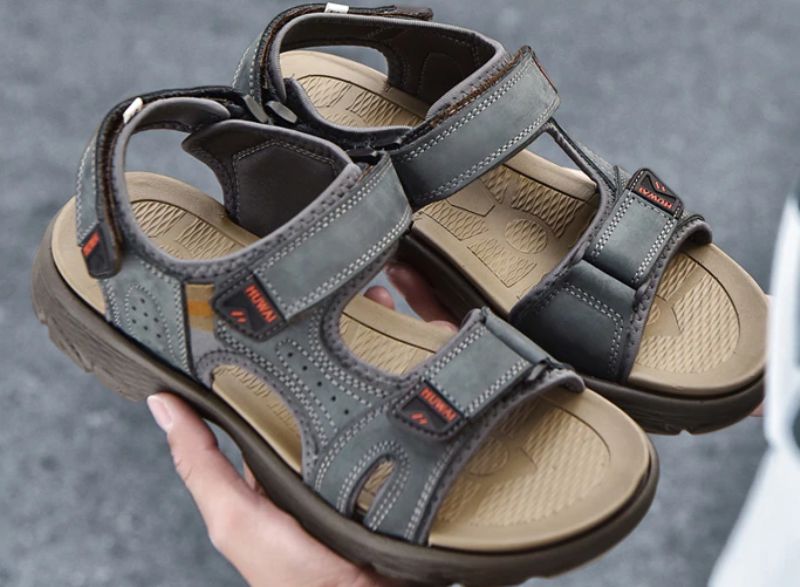 Lazaro Miesten Rento Sandaali - Khaki