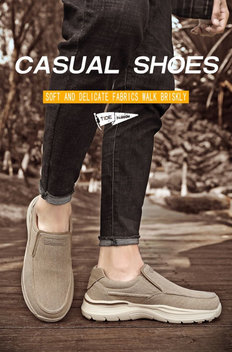 Lemar Miesten Loafers Vapaa-ajan Kengät - Khaki