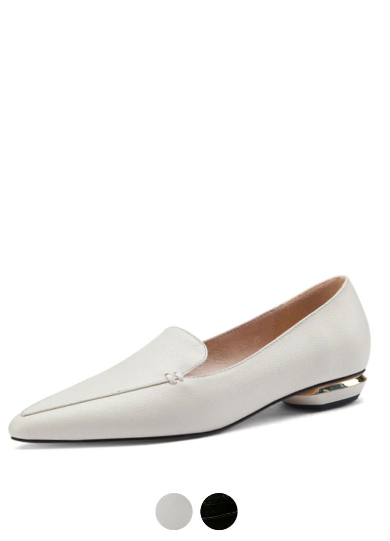 Leron Naisten Nahkainen Design-loafer