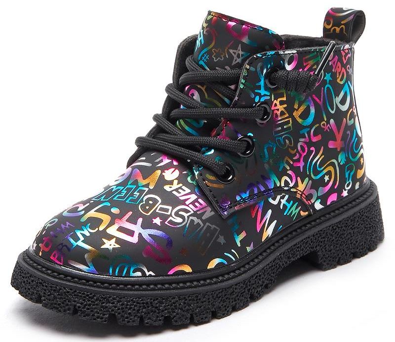 Lia Tyttöjen Chelsea Boot - Musta