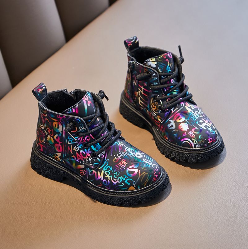 Lia Tyttöjen Chelsea Boot - Musta