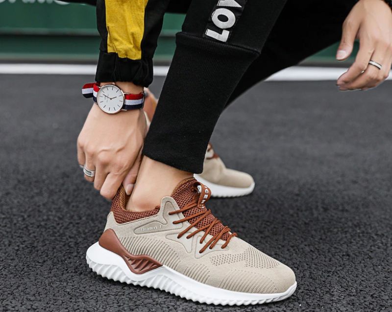 Liam Miesten Juoksukengät - Khaki