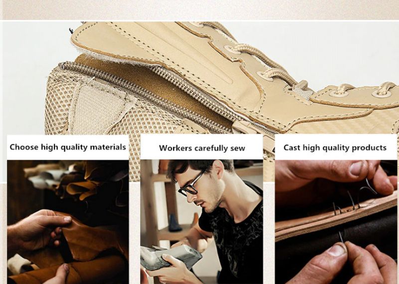 Liam Miesten Taktiset Saappaat - Beige