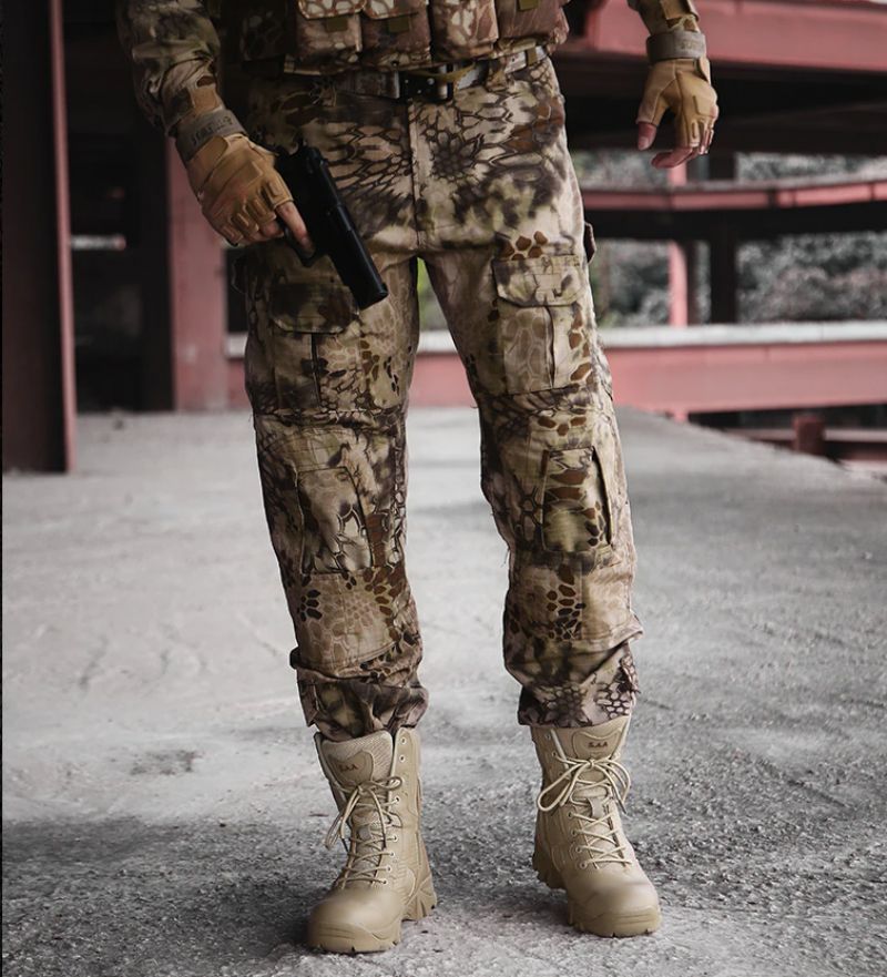 Liam Miesten Taktiset Saappaat - Beige