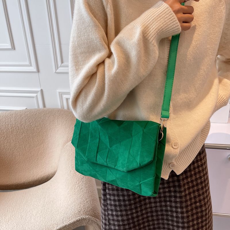 Lina Naisten Designer Crossbody -olkalaukku - Ruskea