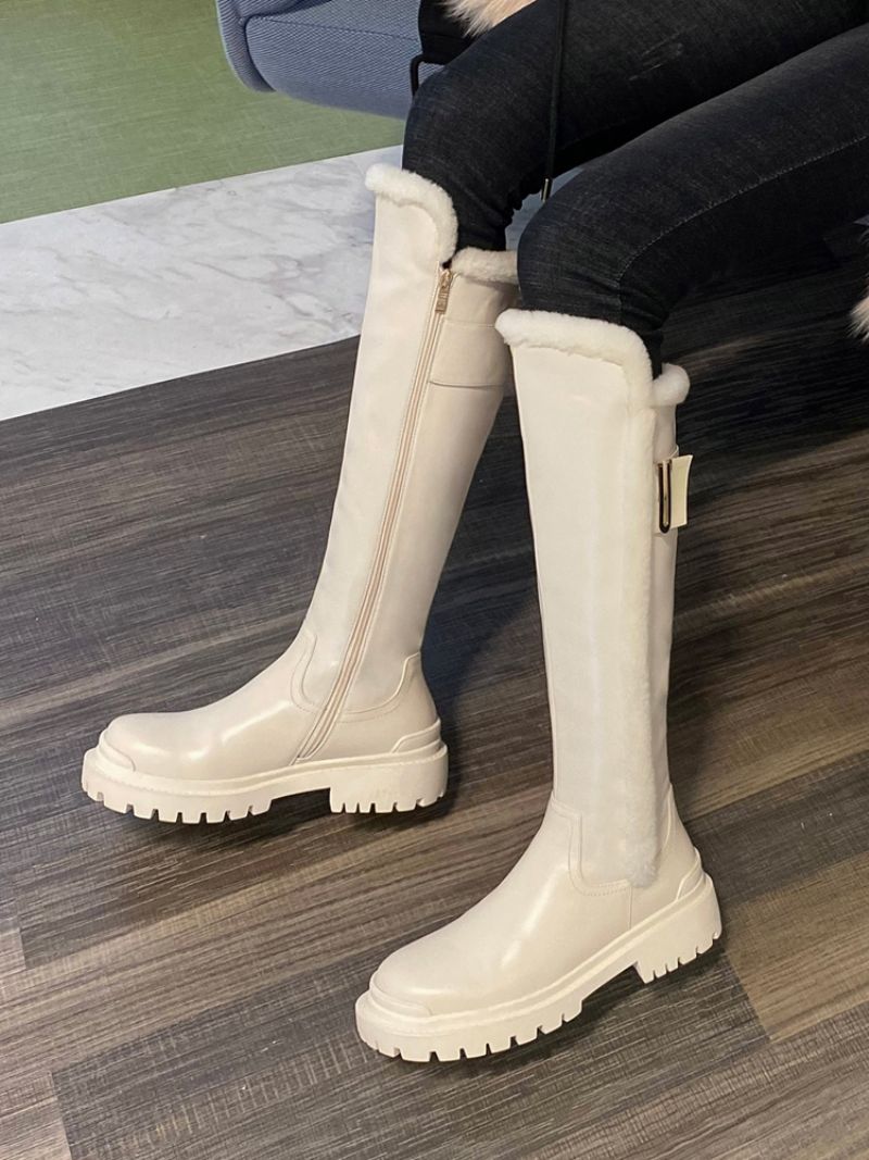 Linda Naisten Lumisaappaat - Beige