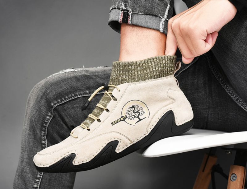 Lingard Miesten Vapaat Tennarit - Beige