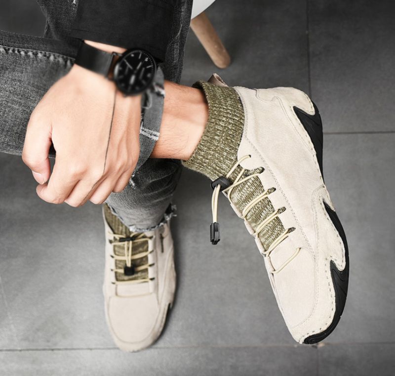 Lingard Miesten Vapaat Tennarit - Beige