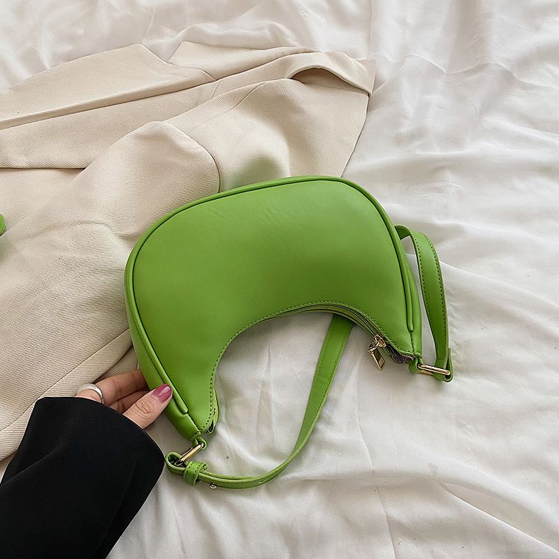 Lirio Naisten Pieni Nahkainen Crossbody Käsilaukku - Vihreä