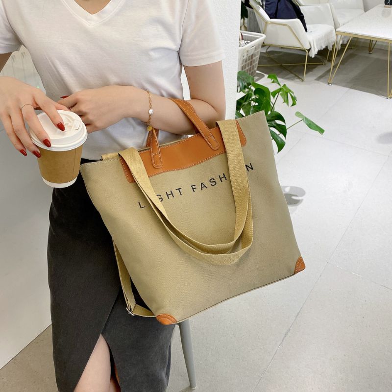 Liza Naisten Suuri Olkalaukku - Khaki