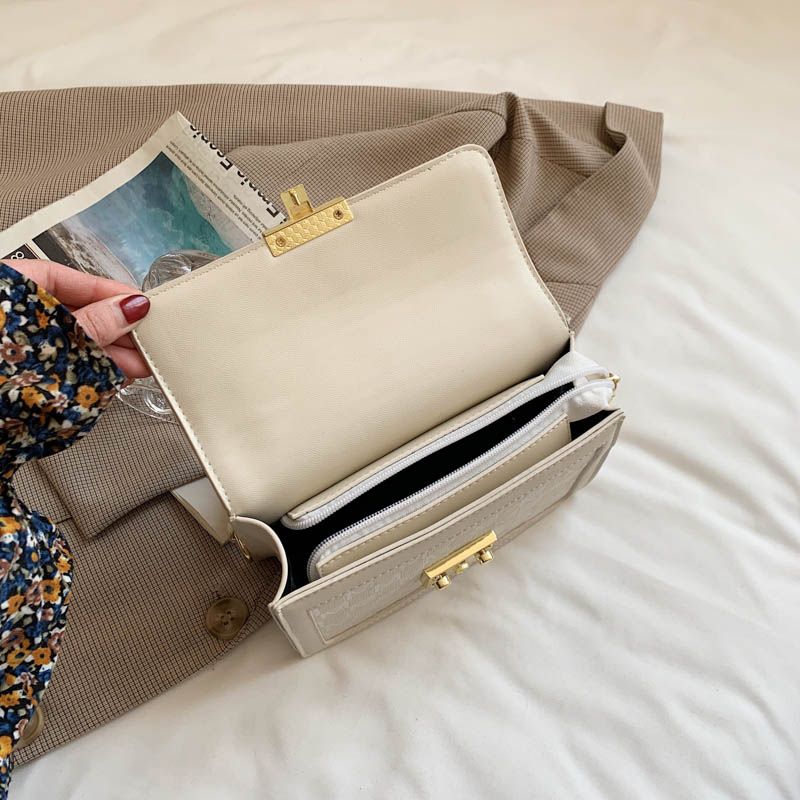 Lolis Naisten Pieni Nahkainen Crossbody Käsilaukku - Kahvi