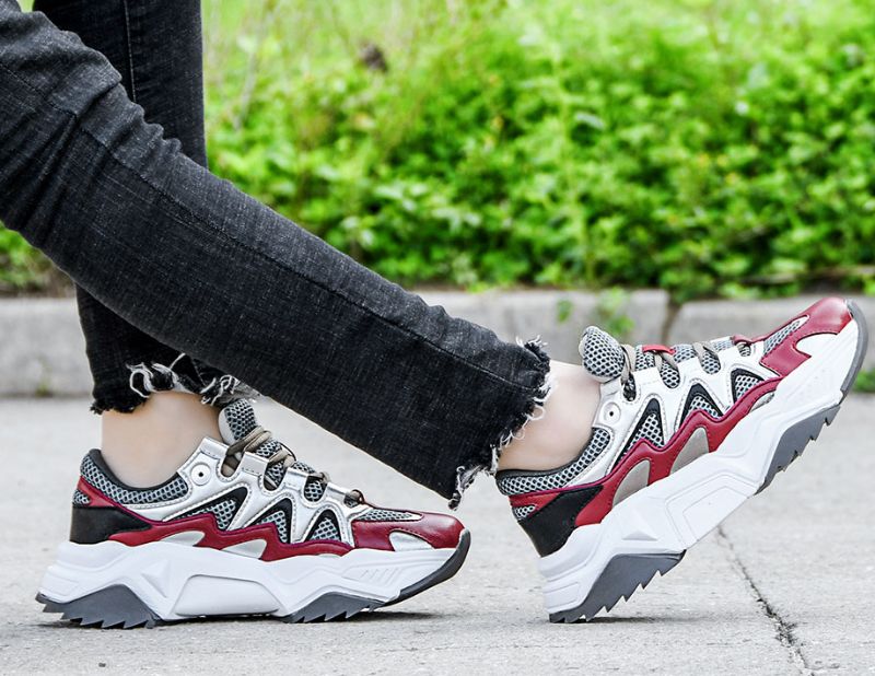 Loreto Naisten Platform Walking Fashion -lenkkarit - Keltainen