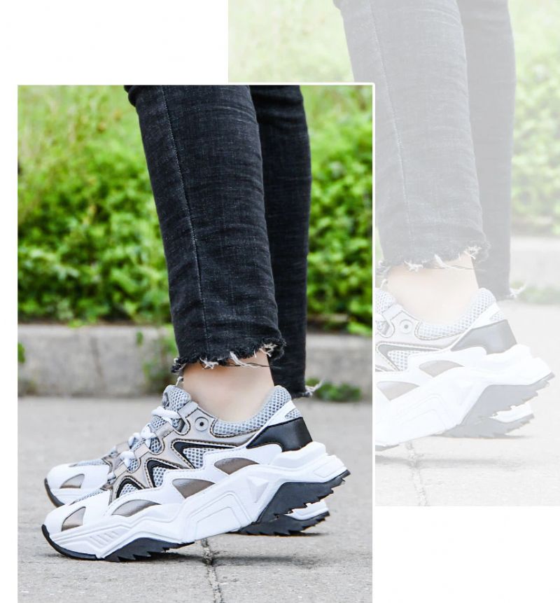 Loreto Naisten Platform Walking Fashion -lenkkarit - Keltainen