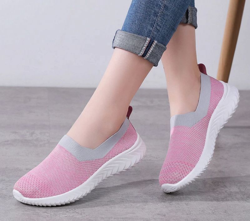 Luar Naisten Slip-on Kävelykengät - Pinkki