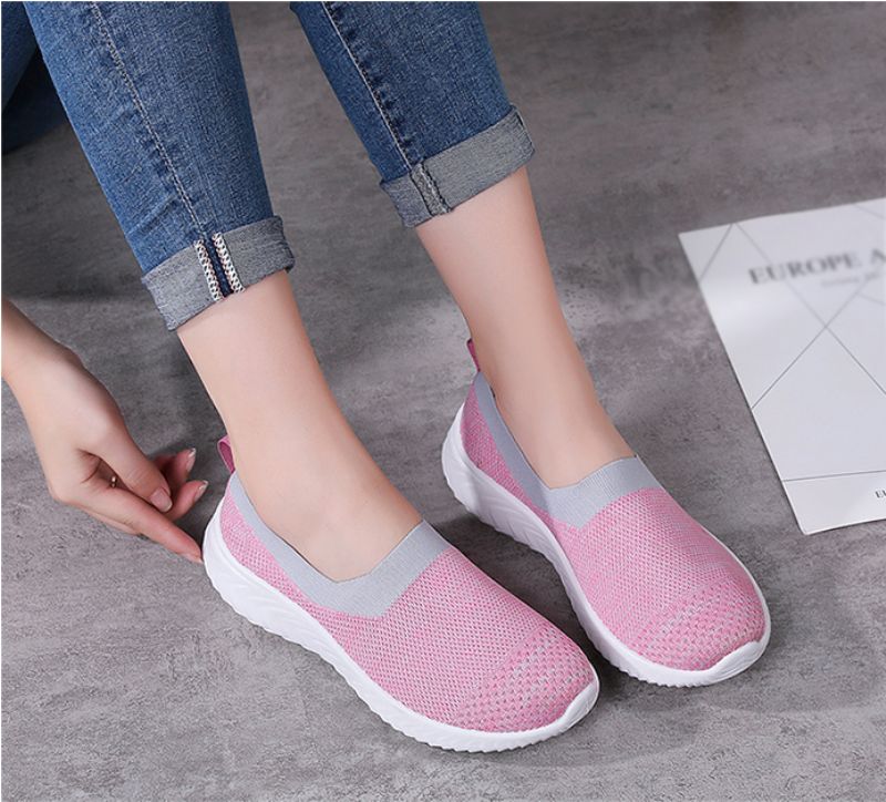 Luar Naisten Slip-on Kävelykengät - Pinkki